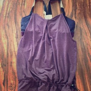 Lululemon tank with attached sports bra